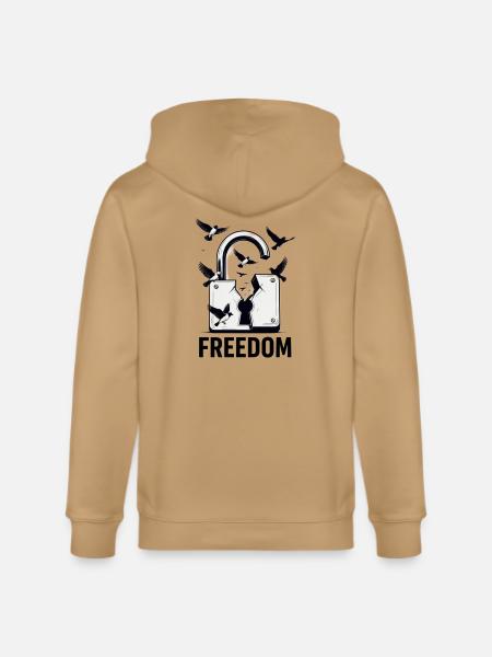 Freedom Breaks All Locks - Stanley/Stella Cultivator Organic Zip Hoodie -