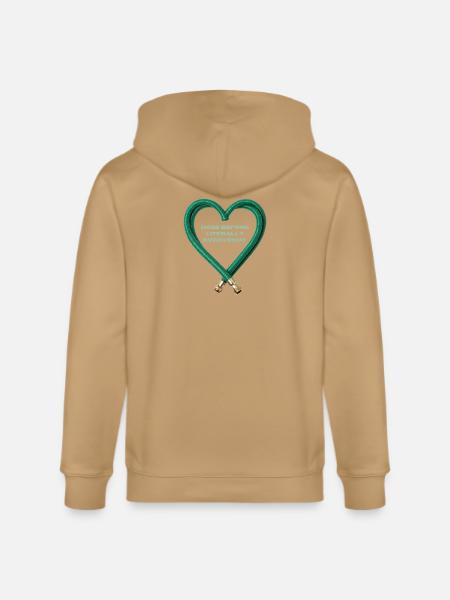 Hose Heart Humor - Stanley/Stella Cultivator Organic Zip Hoodie - natural raw