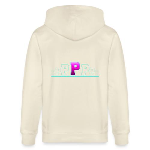 Letter P – Capital Varsity Alphabet Monogram - Stanley/Stella Cultivator Organic Zip Hoodie