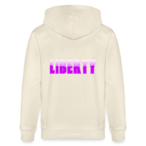 Liberty Typography Graphic Design - Stanley/Stella Cultivator Organic Zip Hoodie