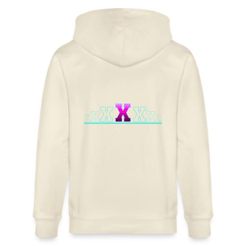Letter X – Capital Varsity Alphabet Monogram - Stanley/Stella Cultivator Organic Zip Hoodie