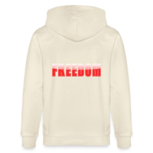 Freedom Typography Design - Stanley/Stella Cultivator Organic Zip Hoodie
