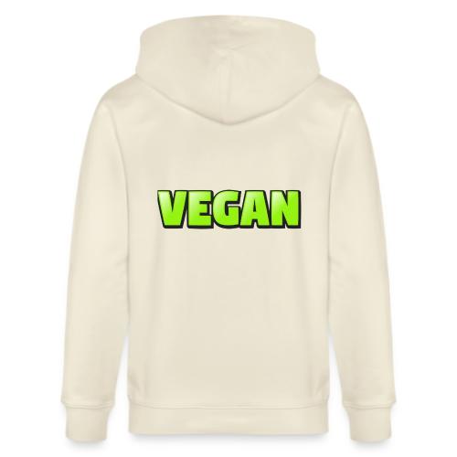 Vegan Bold Green Typography Design - Stanley/Stella Cultivator Organic Zip Hoodie