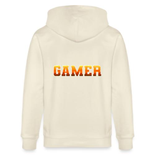 Gamer Varsity Gradient Design for Apparel - Stanley/Stella Cultivator Organic Zip Hoodie