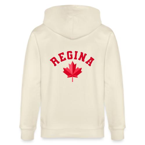 Regina with maple leaf - Stanley/Stella Cultivator Organic Zip Hoodie