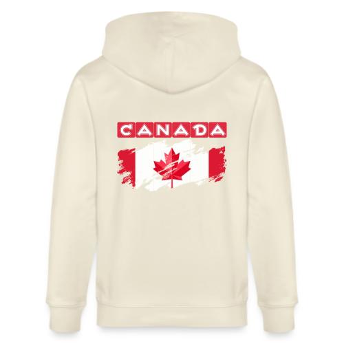Canada, Inspired by the Canadian flag - Stanley/Stella Cultivator Organic Zip Hoodie