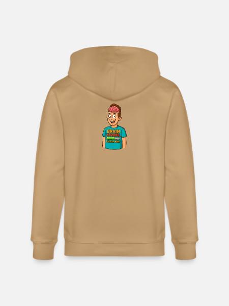 Brain Loading Please Wait Tee - Stanley/Stella Cultivator Organic Zip Hoodie -