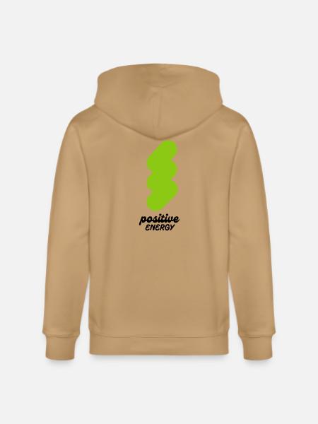 Positive Energy Neon Splash - Stanley/Stella Cultivator Organic Zip Hoodie -