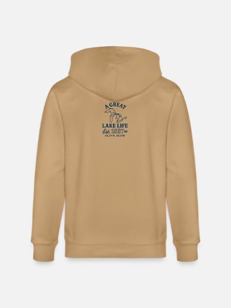 It's a Great Lake Life - Stanley/Stella Cultivator Organic Zip Hoodie -
