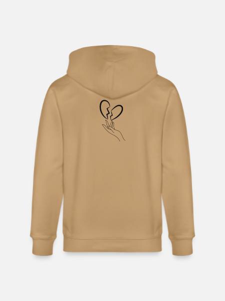 Broken Heart - Stanley/Stella Cultivator Organic Zip Hoodie - 