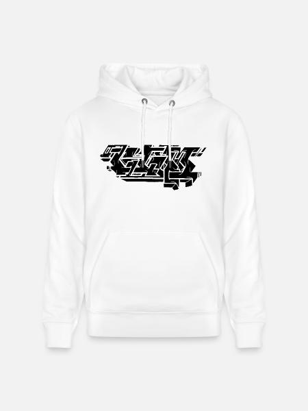 Graffiti Piece - Black - Heavyweight Unisex Hoodie CRUISER by Stanley/Stella - white