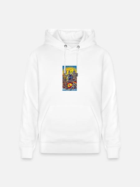 Spanien Stier Espana Design - Heavyweight Unisex Hoodie CRUISER by Stanley/Stella - white