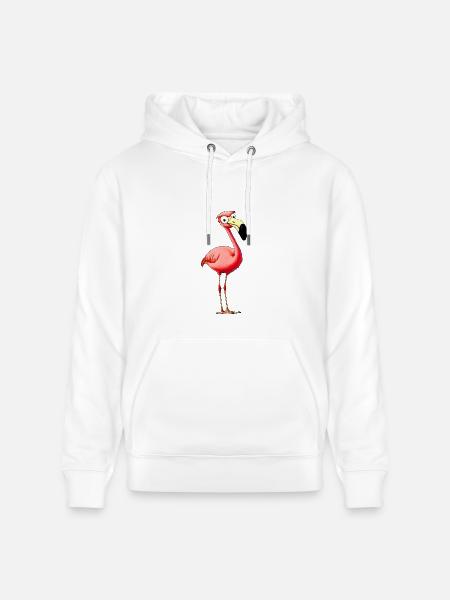 Flamingos Style - Heavyweight Unisex Hoodie CRUISER by Stanley/Stella - white