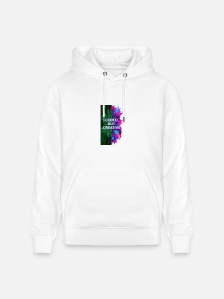 Coded But Creative - Heavyweight Unisex Hoodie CRUISER by Stanley/Stella - white