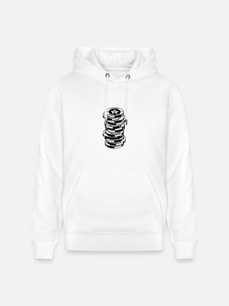 casino - Heavyweight Unisex Hoodie CRUISER by Stanley/Stella - white