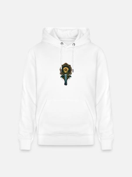 Golden Sun portal  - Heavyweight Unisex Hoodie CRUISER by Stanley/Stella - white