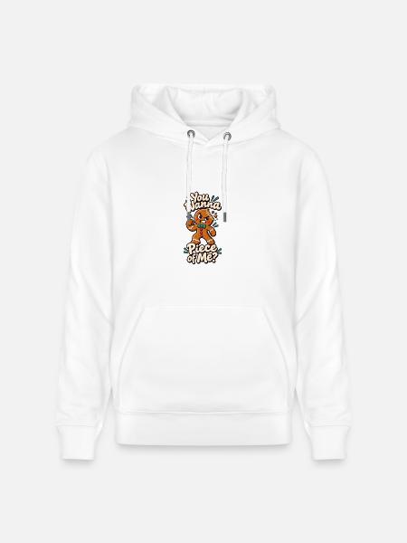 Gingerbread Feisty Phrase - Heavyweight Unisex Hoodie CRUISER by Stanley/Stella - white