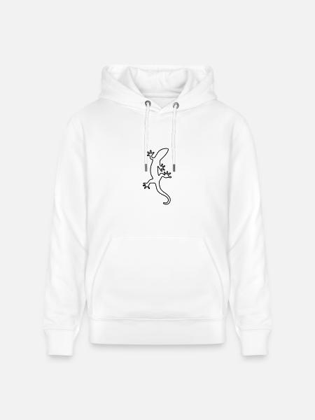 Lizard Salamander Gecko Fire salamander - Heavyweight Unisex Hoodie CRUISER by Stanley/Stella - white