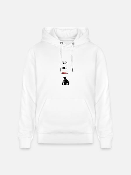 Mirror Red Glyphs - Heavyweight Unisex Hoodie CRUISER by Stanley/Stella - white