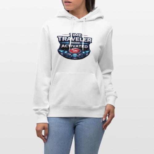 Time Traveler Mode – Futuristic Neon Sci-Fi Tee - Heavyweight Unisex Hoodie CRUISER by Stanley/Stella