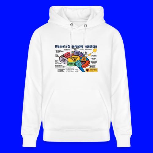 Brain of a Conservative Republican - Heavyweight Unisex Hoodie CRUISER by Stanley/Stella
