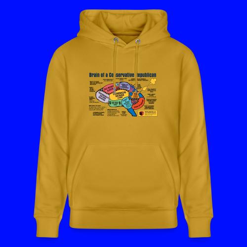 Brain of a Conservative Republican - Heavyweight Unisex Hoodie CRUISER by Stanley/Stella