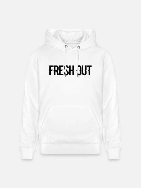 fresh out - Heavyweight Unisex Hoodie CRUISER by Stanley/Stella - white