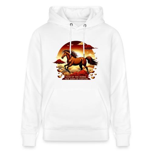 Year of the Horse Sunrise T Shirt, Lunar New Year - Heavyweight Unisex Hoodie CRUISER by Stanley/Stella