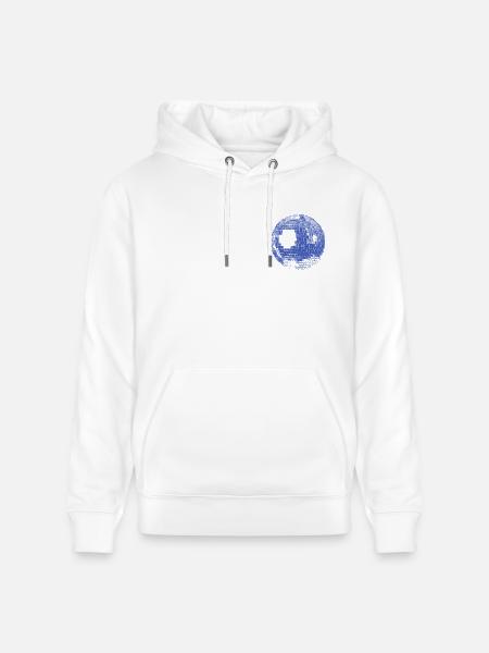 Retro Disco Ball - Heavyweight Unisex Hoodie CRUISER by Stanley/Stella - white