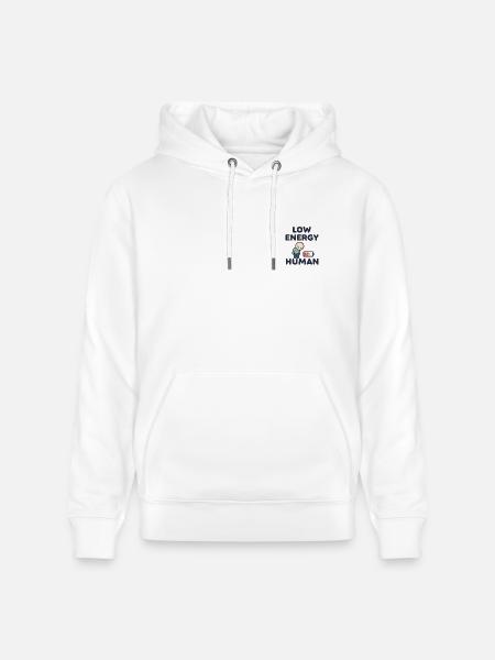 Low Energy Human Illustration - Heavyweight Unisex Hoodie CRUISER by Stanley/Stella - white
