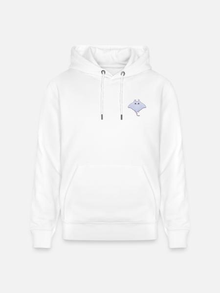Pastel Manta Charm - Heavyweight Unisex Hoodie CRUISER by Stanley/Stella - white