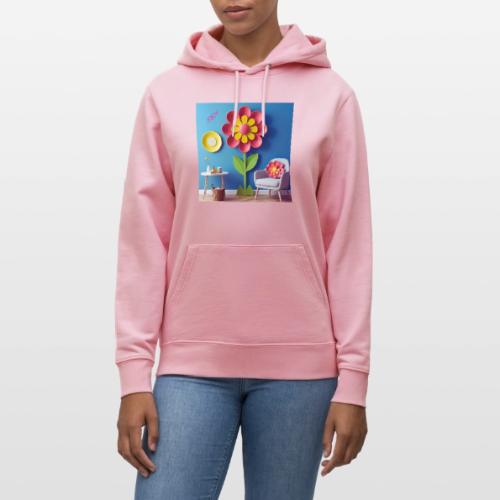 Flower design and harmony of environmental well-be - Heavyweight Unisex Hoodie CRUISER by Stanley/Stella