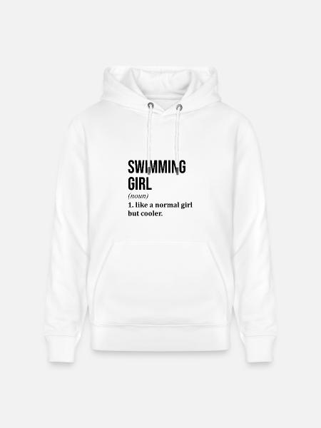 Swimming Swimming Swimming - Heavyweight Unisex Hoodie CRUISER by Stanley/Stella - white