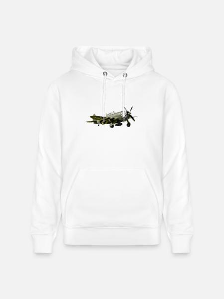 P-47 Thunderbolt - Heavyweight Unisex Hoodie CRUISER by Stanley/Stella - white