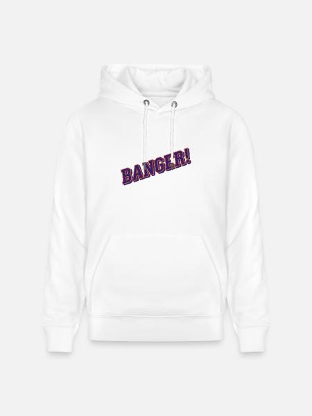 Banger purple orange - Heavyweight Unisex Hoodie CRUISER by Stanley/Stella - white