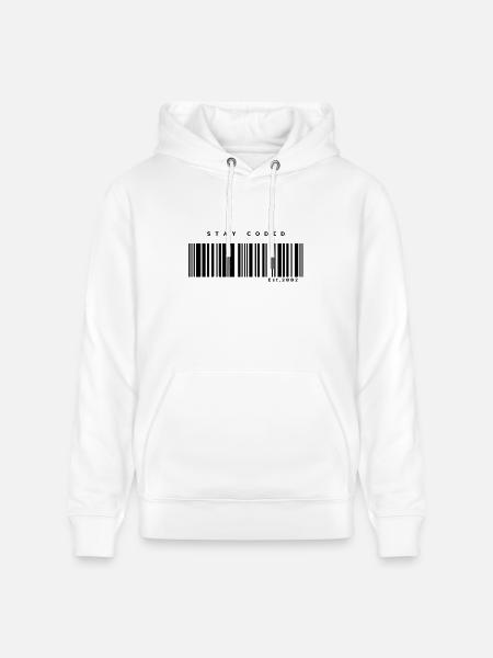 Stay Coded - Heavyweight Unisex Hoodie CRUISER by Stanley/Stella - white