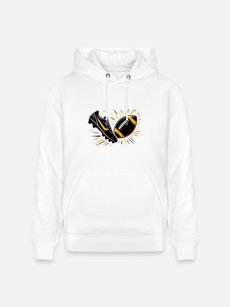 Sneaker Football Burst - Heavyweight Unisex Hoodie CRUISER by Stanley/Stella - white