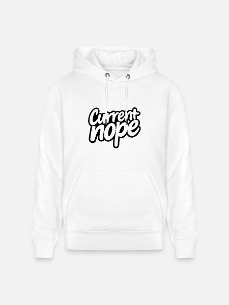 Noir Script Hype - Heavyweight Unisex Hoodie CRUISER by Stanley/Stella - white