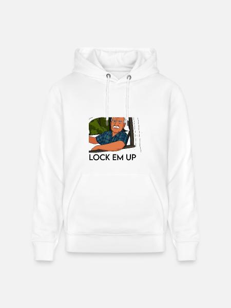 Lock em up - Heavyweight Unisex Hoodie CRUISER by Stanley/Stella - white