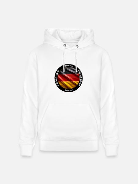Germany - Heavyweight Unisex Hoodie CRUISER by Stanley/Stella - white