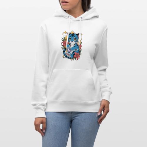 Mystic Blue Tiger Anime Potion Design – Cute tiger - Heavyweight Unisex Hoodie CRUISER by Stanley/Stella