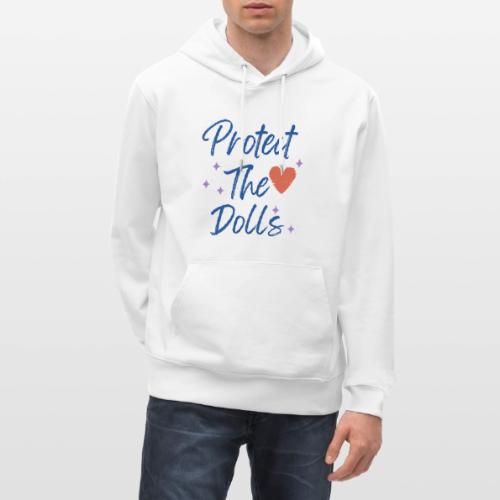 Protect The Dolls | Heart & Stars Typography - Heavyweight Unisex Hoodie CRUISER by Stanley/Stella