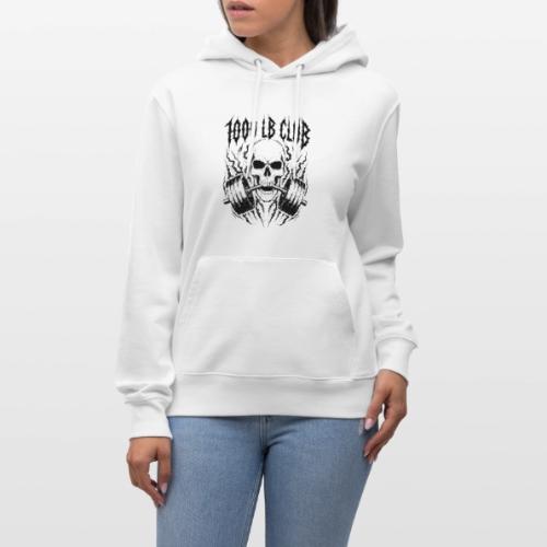 1000 LB Club Skull Barbell Powerlif - Heavyweight Unisex Hoodie CRUISER by Stanley/Stella