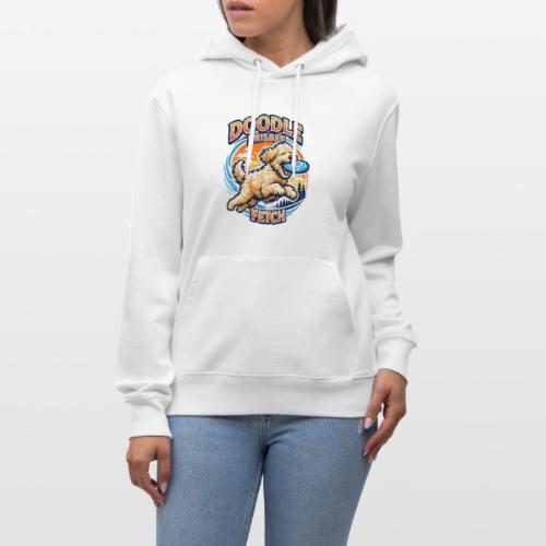 Doodle Frisbee Fetch | Goldendoodle Dog Lover - Heavyweight Unisex Hoodie CRUISER by Stanley/Stella