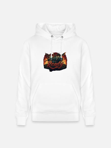 Battle Ready - Heavyweight Unisex Hoodie CRUISER by Stanley/Stella - white