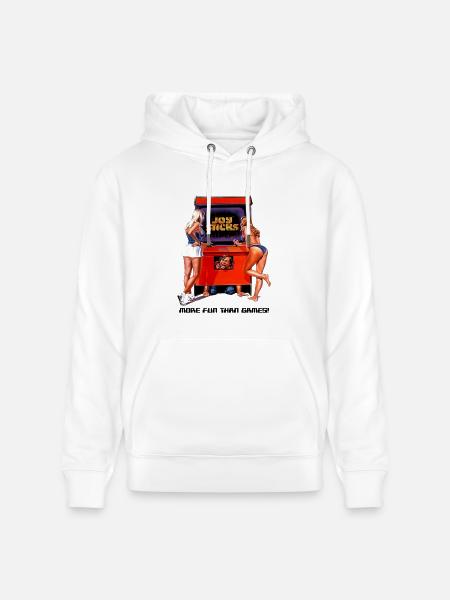 Joysticks Arcade - Heavyweight Unisex Hoodie CRUISER by Stanley/Stella - white