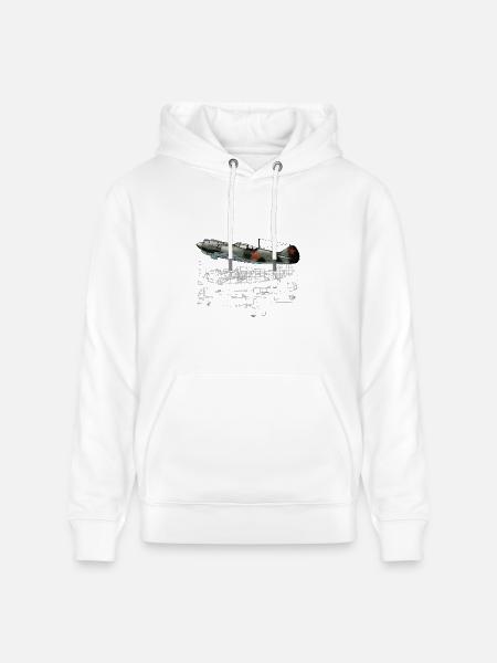 La-5 - Heavyweight Unisex Hoodie CRUISER by Stanley/Stella - white