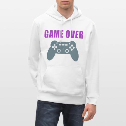 Game Over Gamer Controller Design - Heavyweight Unisex Hoodie CRUISER by Stanley/Stella