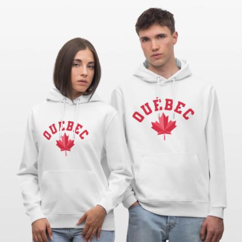 Quebec with maple leaf - Heavyweight Unisex Hoodie CRUISER by Stanley/Stella