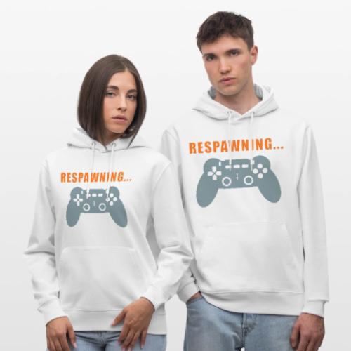 Respawning Gamer Controller Design - Heavyweight Unisex Hoodie CRUISER by Stanley/Stella